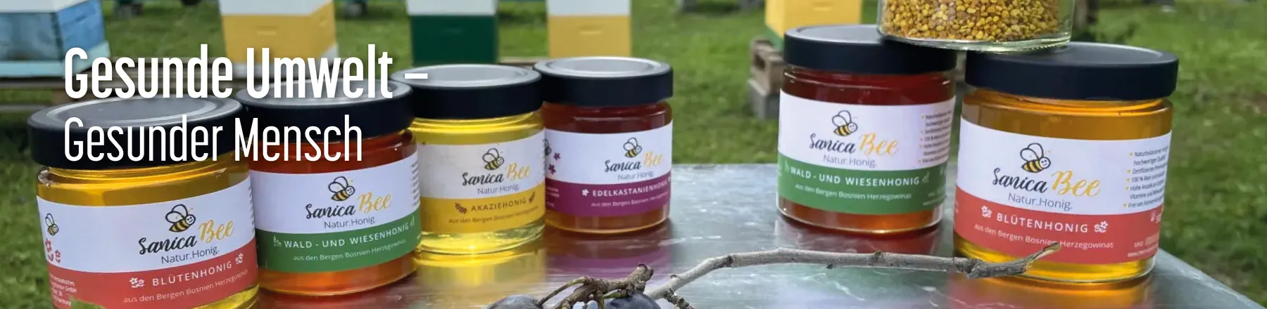 Honigflaschen von HHK Hanseatic Honey Accounting GmbH